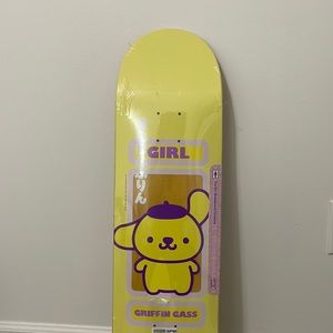 Sanrio x Girl skateboard deck Griffin Grass